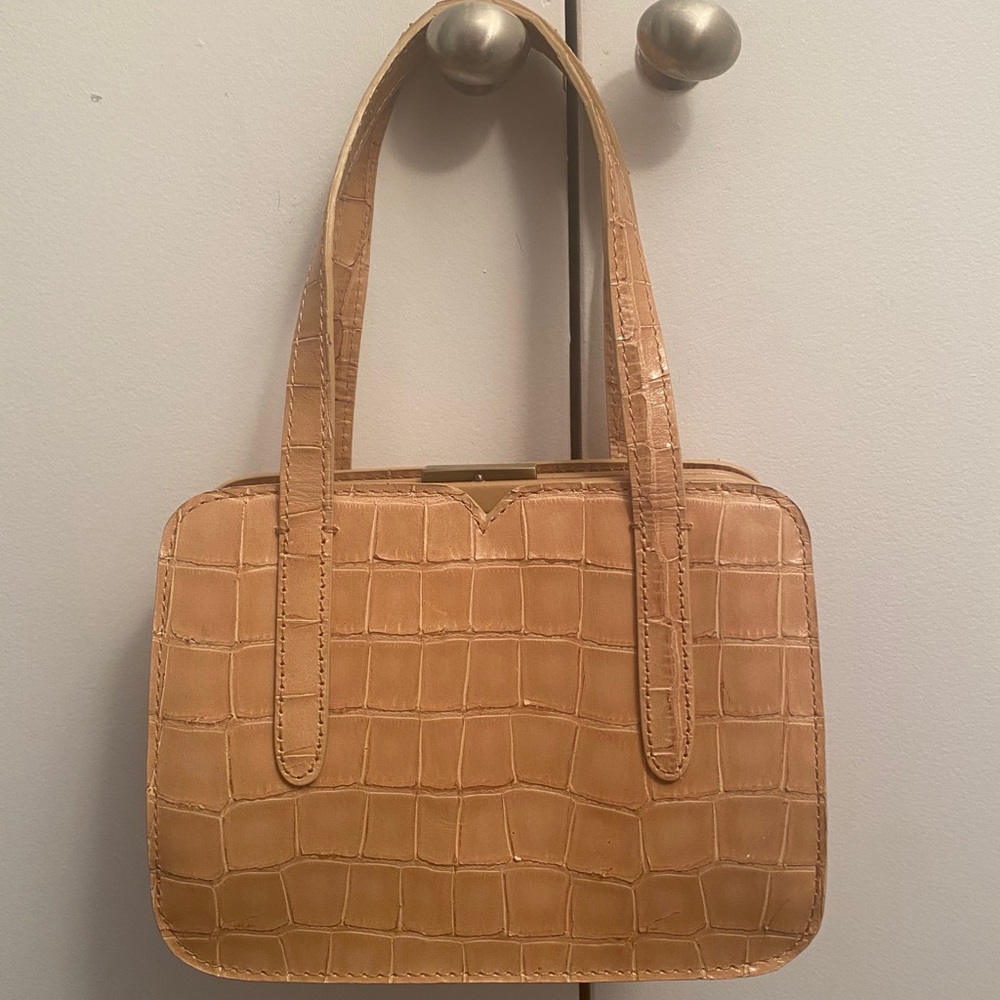 Sondra Robert’s vintage embossed structured purse